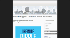 Desktop Screenshot of infiniteripple.net